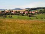 Landschaft bei Hrnitz am Zittauer Gebirge, Sommer 2004