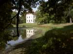 Dessau-Waldersee, Schlopark Luisium mit Schloss, errichtet ab 1774 (02.10.2012)