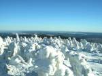 Herrlicher Weitblick ber vereiste Bume, Brocken 14.01.06