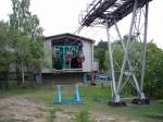 Die Bergstation der Seilbahn in Thale auf dem Hexentanzplatz.