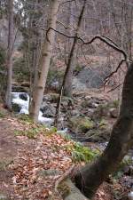 Die Ilse neben dem Heinrich-Heine-Weg von Ilsenburg nach den Brocken.