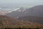 Wanderung vom Hasseröder Ferienpark zum Schloss Wernigerode.
Das Ziel ist schon in der Ferne zu erkennen.
[11.3.2015 | 10:42 Uhr]