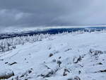 Der windige Morgen am 04. Dezember 2023 auf den Brocken im Harz.