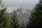 Blick vom Kaiserturm auf das Wernigerder Schlo; 24.04.2008