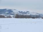 Blick von Laucha an der Unstrut zum Nssenberg bei Weischtz - 17.01.2010  