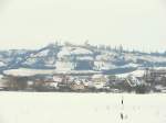 Blick von Laucha an der Unstrut nach Dorndorf und zum Fliegerhorst - 17.01.2010  