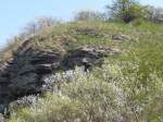 Eine Felswand am Wanderweg bei Glockenseck bei Dorndorf - 25.04.2010  