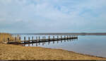 Badestrand am Wallendorfer See nördlich von Wallendorf (Luppe).