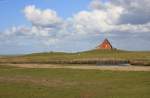 Hallig Nordstrandischmoor - 14.06.2008 - Neben der Warft Halberweg befindet sich noch ein Warfthgel, dieser war bis in das 19.