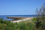 Die Nordseite der Insel Helgoland besteht aus dieser Landzunge, die damit eine  kleine Bucht bildet.