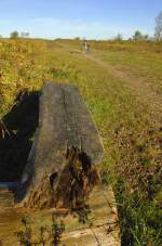 Das Stiftungsland Schäferhaus erstreckt sich von der Gartenstadt Weiche in Flensburg mit 415 ha bis knapp vor der dänischen Grenze bei Ellund und Harrislee. Aufnashme: Oktober 2010.