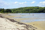 Der Strand in Wassersleben (Gemeinde Harrislee) an der Flensburger Förde.