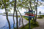 Blick auf die Schlei vom Arnisser Strandweg. Aufnahme: 11. Mai 2020.