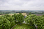 Blick vom Bismarckturm bei Quern in Nordangeln. Aufnahme: 7. Juni 2021.