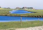 Hallig Hooge im nordfriesischen Wattenmeer.