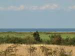 Die Nordsee mit einem Passagierschiff am 6.08.09. Dort hinten ist Dnemark. Aufgenommen von der Westspitze Sylt's.