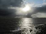 Elbe in Gewitterstimmung im Bereich Kollmar