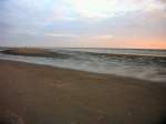 Sand und Wasser, an der Nordsee bei St.Peter-Ording, Juli 2003