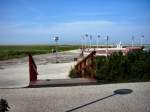 St. Peter-Ording, Blick zur Nordsee (ganz hinten), Juli 2003