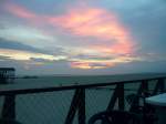 St. Peter-Ording, Abenddmmerung am Strand, 2004