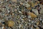 Konzert aus Steinen am Strand