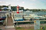 Travemnde, krz vor der Mndung der Trave in die Ostsee, Sommer 2003