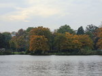 Herbstblick zum Alsterpark in Hamburg am 24.