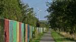 Bunt umzunt ist das Strandbad Stotternheim bei Erfurt, 30.09.2012.