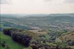 Ein Besuch auf der Leuchtenburg bescherte mir diese Aussicht auf das Saalethal    04.09.2011