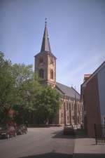 Blick zur Kirche von Kaltennordheim, 1994