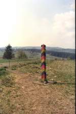 Grenzlandschaft in der Rhn, nach der Wende um 1990    Deutschland/Thringen/Rhn