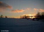 Sonnenuntergang im Thringer Wald - Dez. 2005