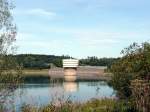 Ein Blick auf den Wasserturm der Talsperre Zeulenroda. Bildaufnahme am 11.09.2011