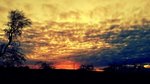Sonnenuntergang in Zeulenroda. Foto 04.11.15