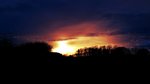Sonnenuntergang in Zeulenroda. Foto 07.02.16