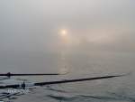 Am 01.09.2005 war ich Steuermann auf einem Ruderboot am frühen Morgen auf dem Bodensee.