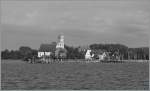 Wasserburg am Bodensee vom Schiff aus gesehen.