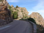 Korsika, Felsformationen entland der Straße D81 (20.06.2019)