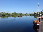 An der Dordogne am Quai Salvette in Bergerac (23.07.2018)