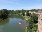 Aussicht auf dem Fluss Tarn bei Gaillac, Dept.