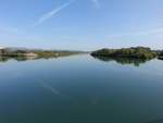 Ausblick auf die Rhone bei Viviers (22.09.2017)