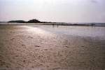 Grande Plage bei Saint-Malo, Bretagne. Aufnahme: Juli 1986 (digtalisiertes Foto).