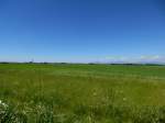 Rheinebene bei Heiteren im Oberelsa, am Horizont die Vogesen, Juni 2013