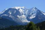 Es ist schon ein pahantastischer Berg! Mt. Balnc am  28.08.2011