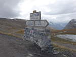 Alpenpass Col de Iseran, Passhöhe in 2770 Meter (24.09.2016)