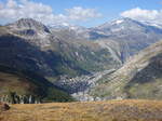 Aussicht auf Val d´Isere in Savoien (24.09.2016)