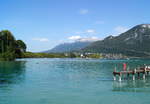 Blick auf den Lac d'Annecy, 12.09.2018.