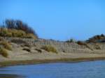 Frankreich, Languedoc, Gard, die Dünen an der Pointe de l'Espiguette bei le Grau du Roi. 11.02.2014