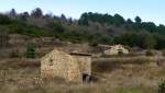 Frankreich, Languedoc, Hérault, typische Landschaft des Haut-Languedoc zwischen  le Poujol-sur-Orb und Colombières-sur-Orb.