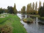 Fluss Meurthe bei Baccarat, Lothringen (25.10.2015)